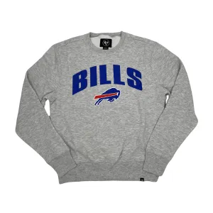 '47 Brand Buffalo Bills Relay Gray Headline Crewneck