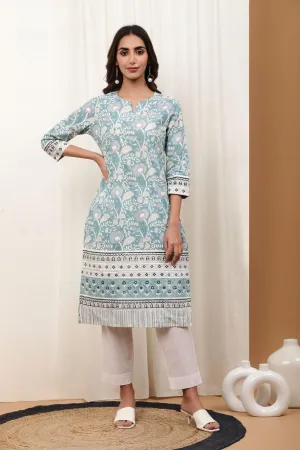 Aaravi Subtle Blue Kurta