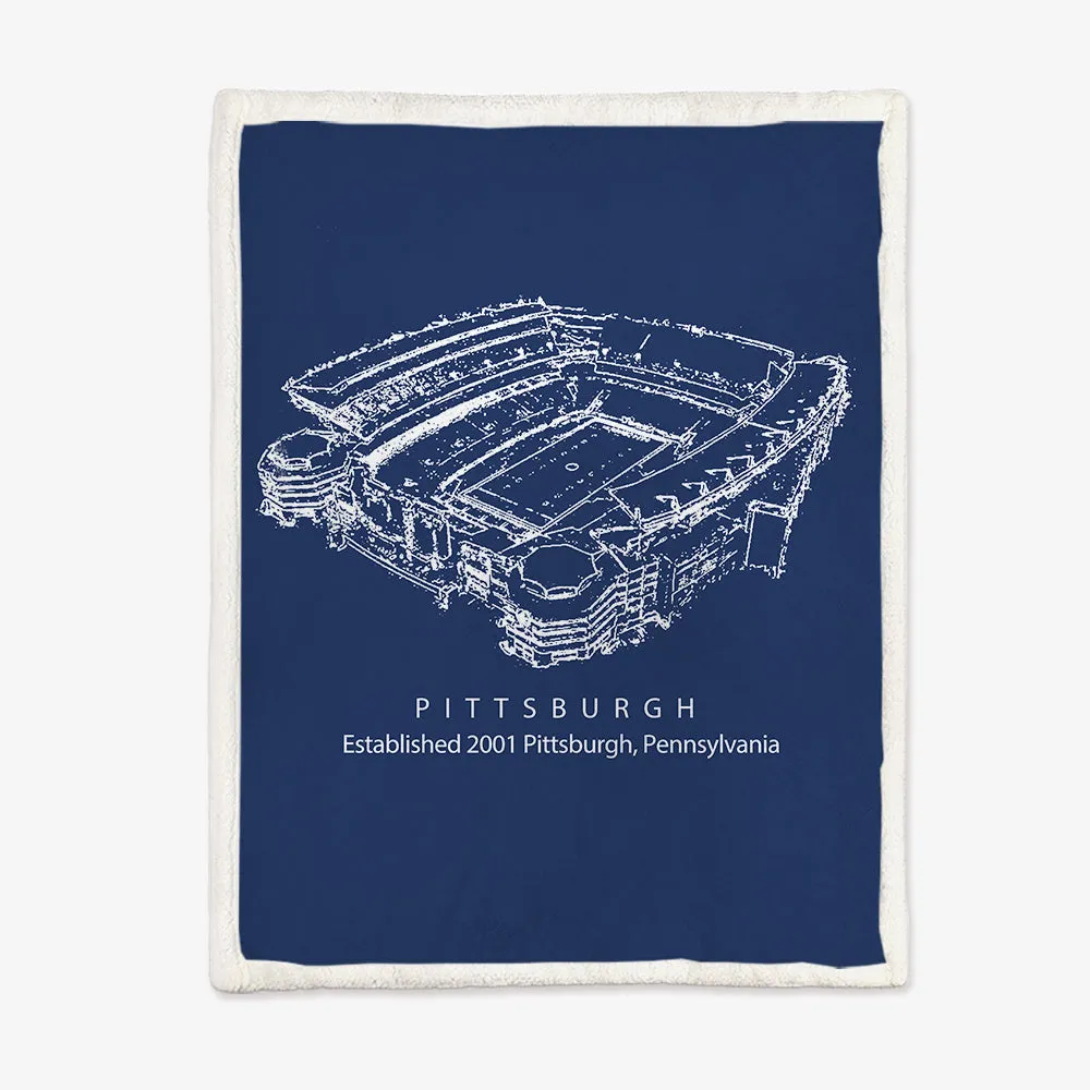 Acrisure Stadium - Pittsburgh Panthers football,College Football Blanket