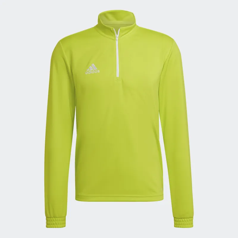 ADIDAS ENTRADA 22 TRAINING TOP TEAM SEMI SOLAR YELLOW