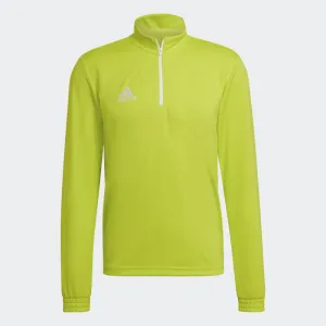 ADIDAS ENTRADA 22 TRAINING TOP TEAM SEMI SOLAR YELLOW