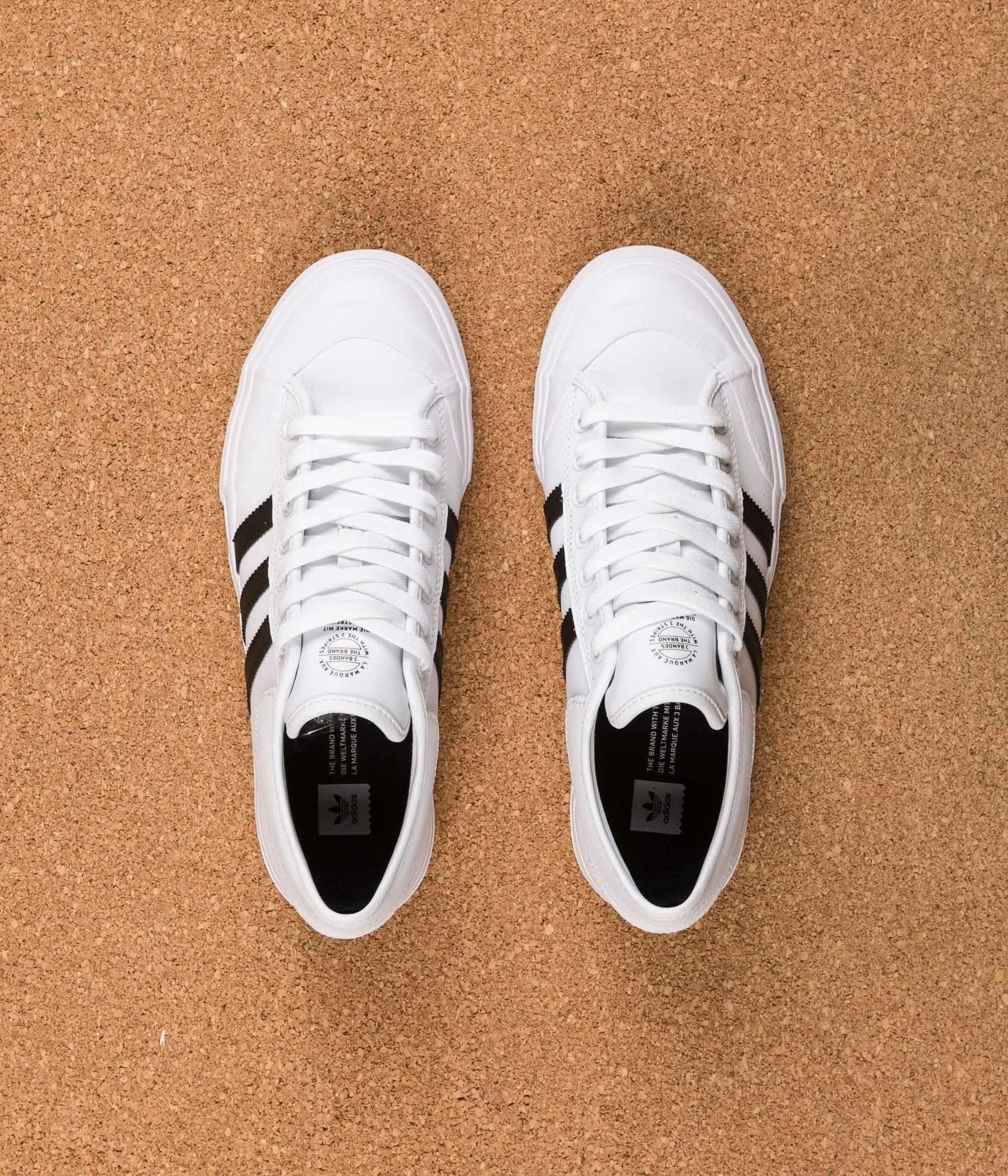 Adidas Matchcourt Adv Shoes - White / Core Black / Gum4