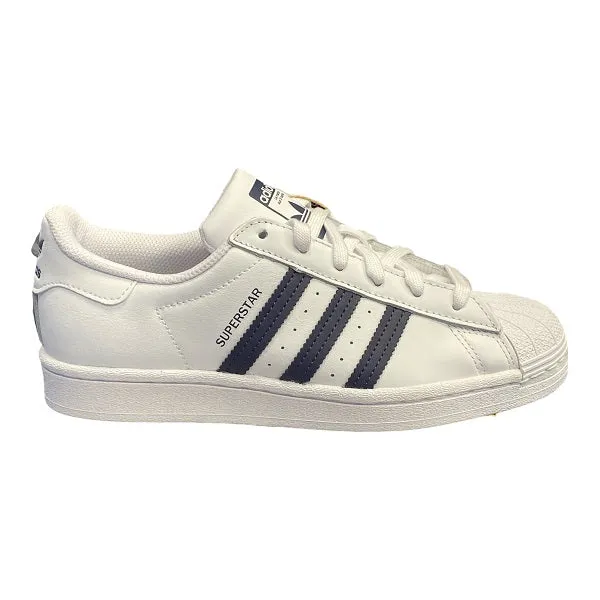 Adidas Originals scarpa sneakers da ragazzi Superstar GY3358 bianco-blu