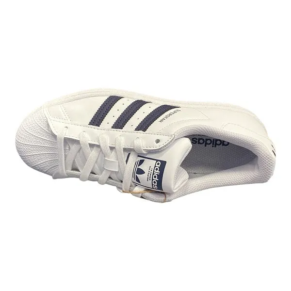 Adidas Originals scarpa sneakers da ragazzi Superstar GY3358 bianco-blu