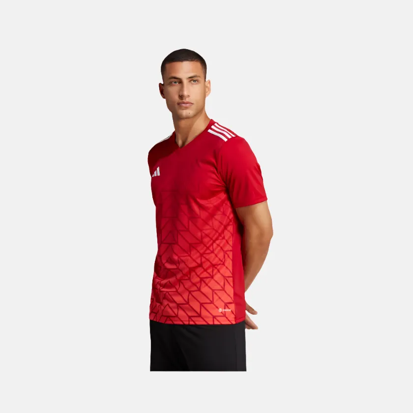 Adidas Team Icon 23 Men's Football Training Jersey -Team Power Red 2