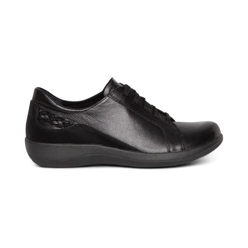 Aetrex Dana Lace Up Oxford Black