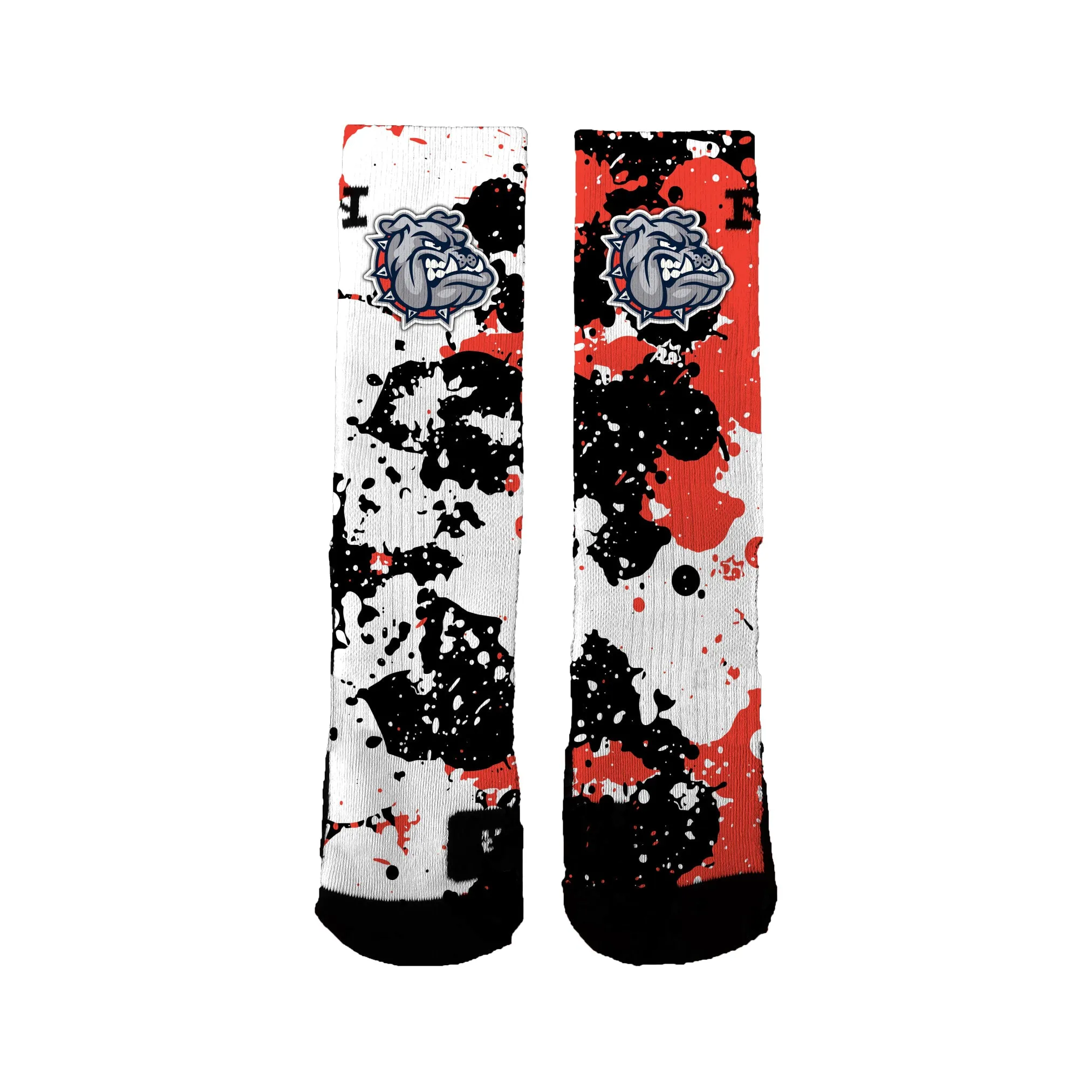 Ainsworth Bulldog Football 3 Peat Splatter Socks