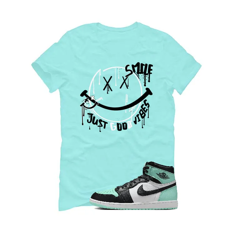 Air Jordan 1 High OG “Green Glow” | illcurrency Mint Green T-Shirt (Smile)