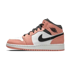 Air Jordan 1 Mid GS 'Pink Quartz'