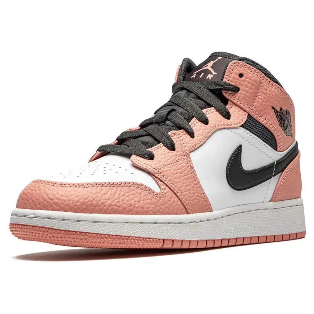 Air Jordan 1 Mid GS 'Pink Quartz'