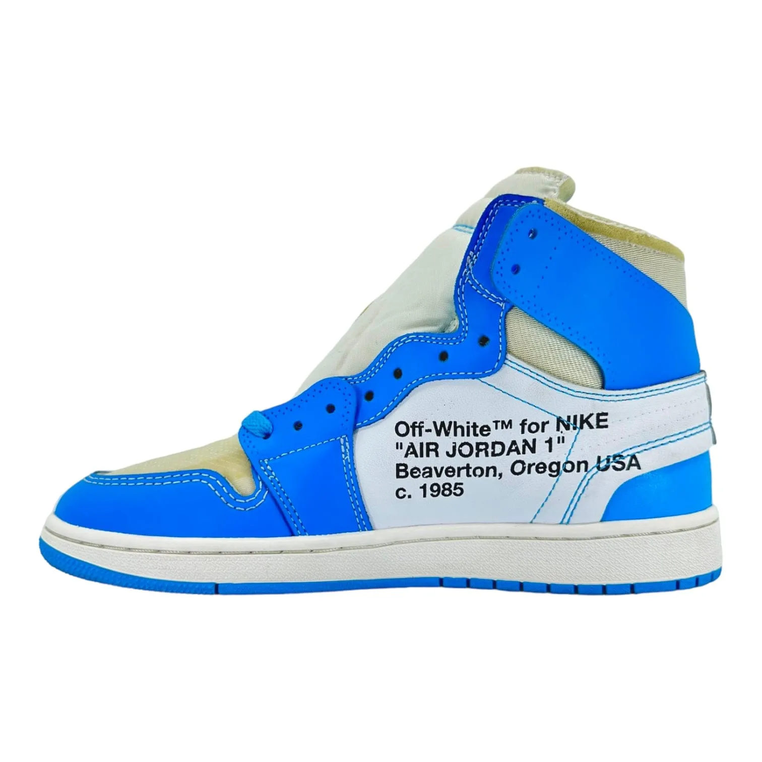 Air Jordan 1 Retro High Off-White University Blue Pre-Owned