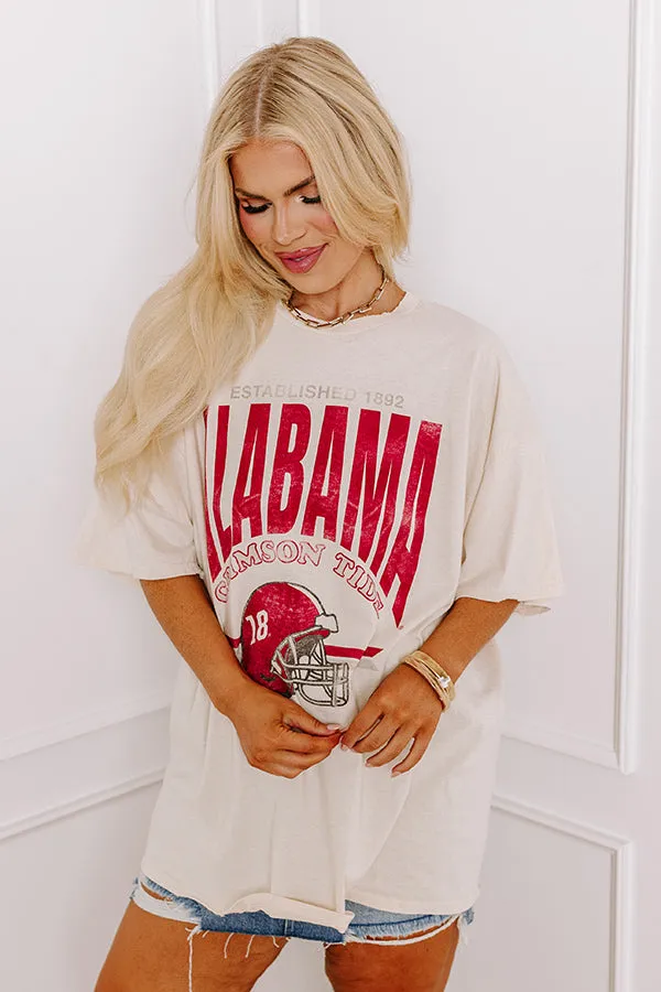 Alabama Crimson Tide Graphic Vintage Tee Curves