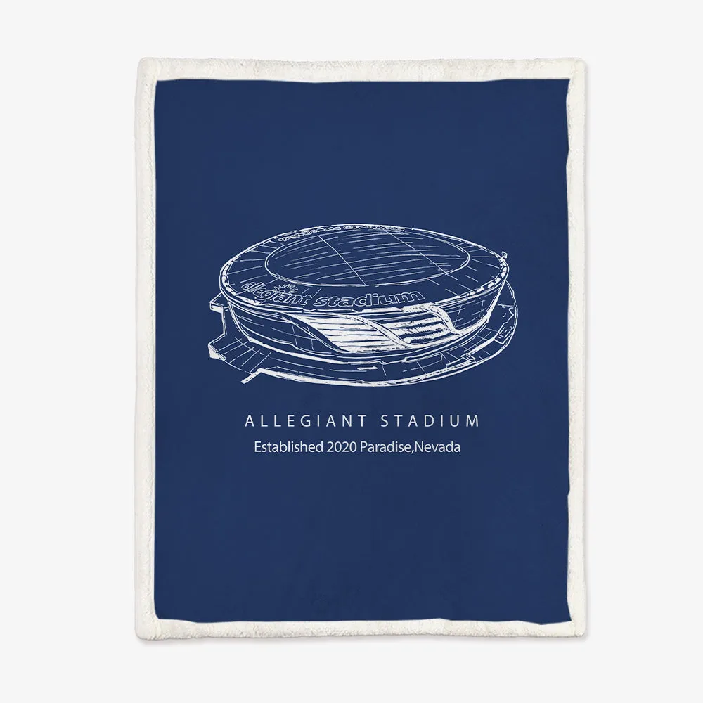 Allegiant Stadium - UNLV Rebels football, Football Blanket for Fans Gift