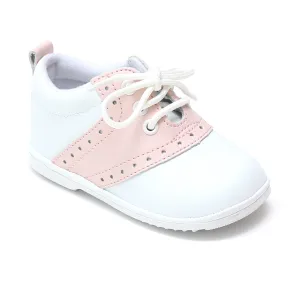 Angel Baby Girls Addie Lace Up Saddle Oxfords