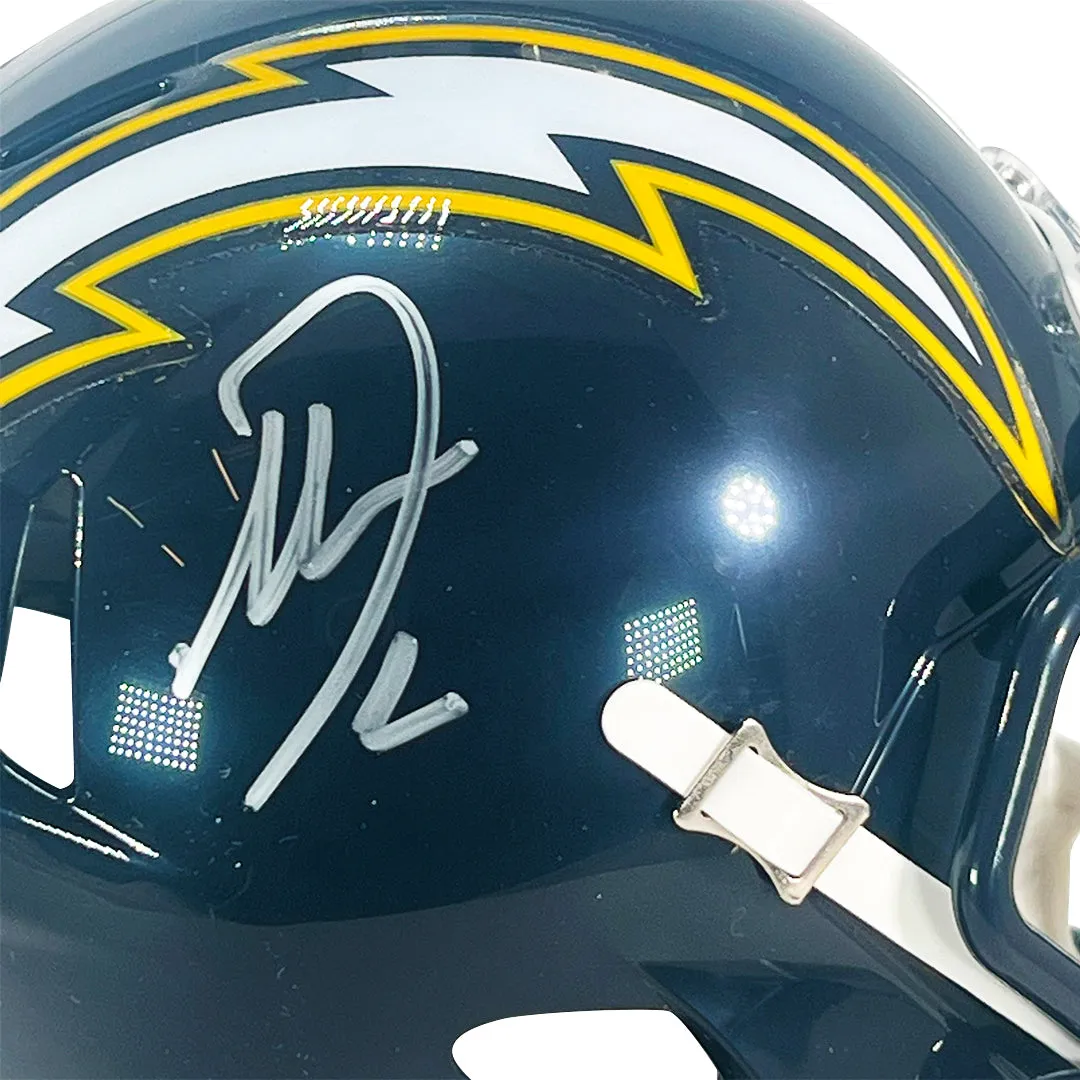 Antonio Gates Signed Los Angeles Chargers Speed Mini Football Helmet (Beckett)