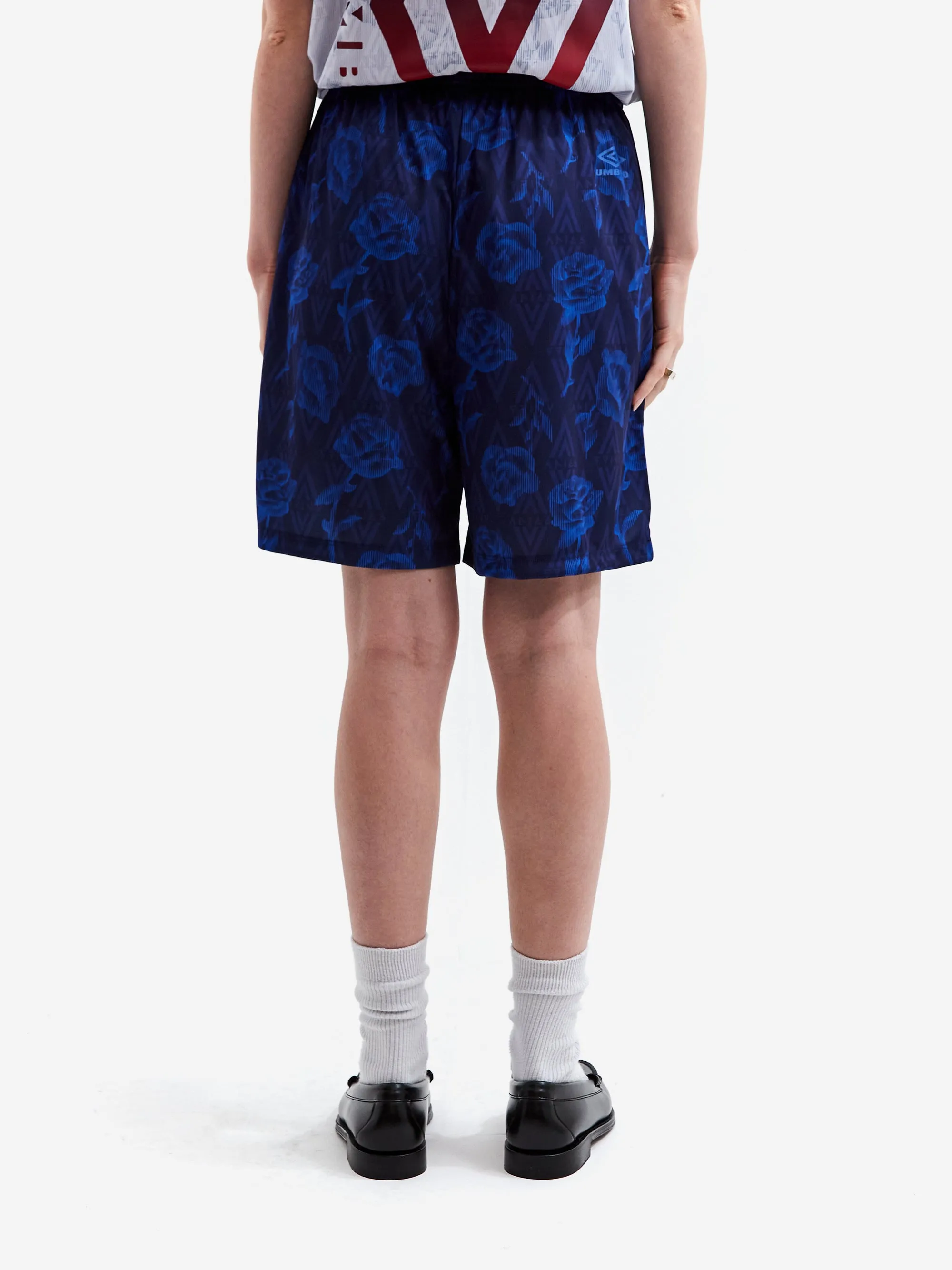 Aries x Umbro Roses Football Shorts W - Blue