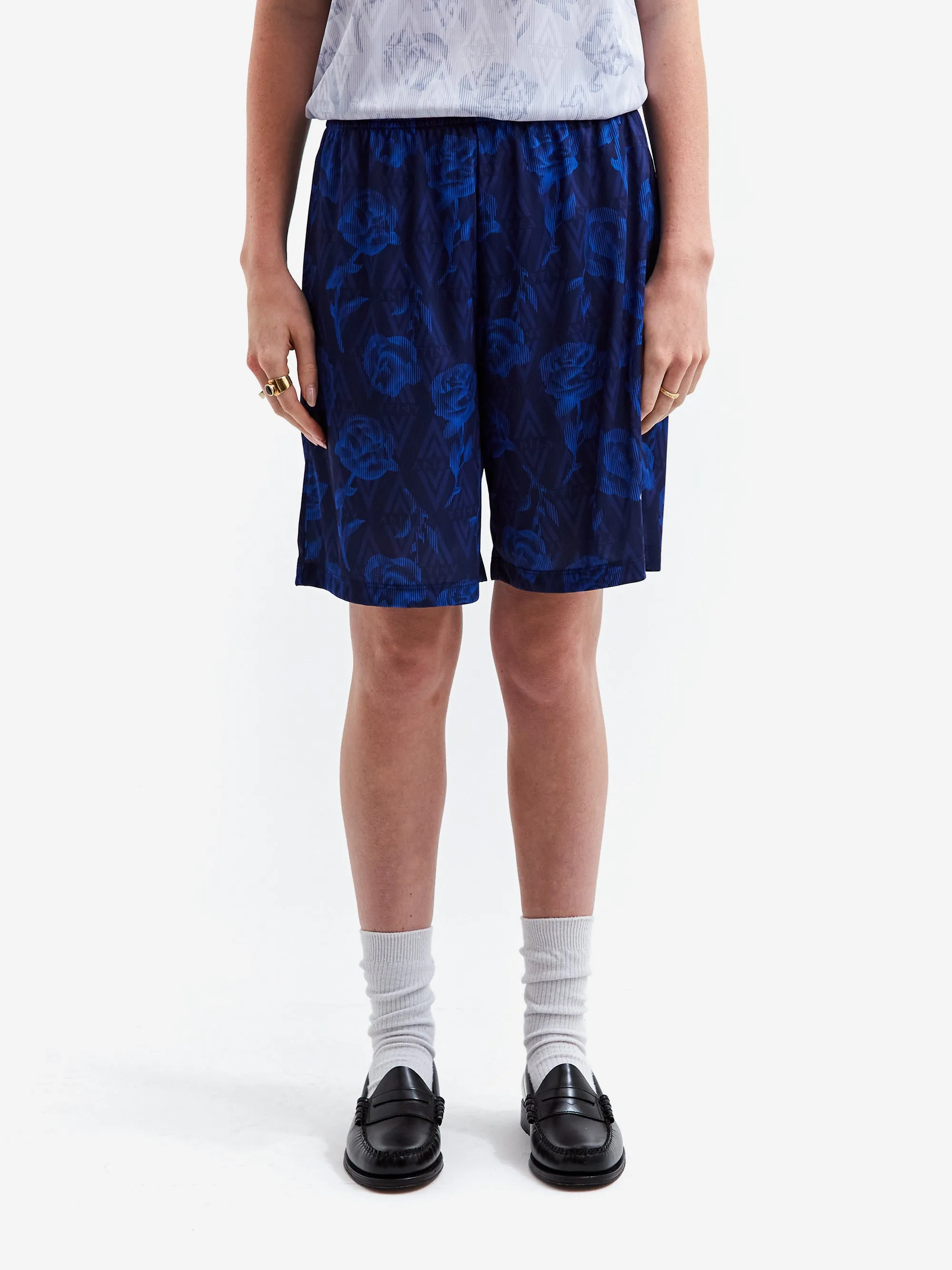 Aries x Umbro Roses Football Shorts W - Blue