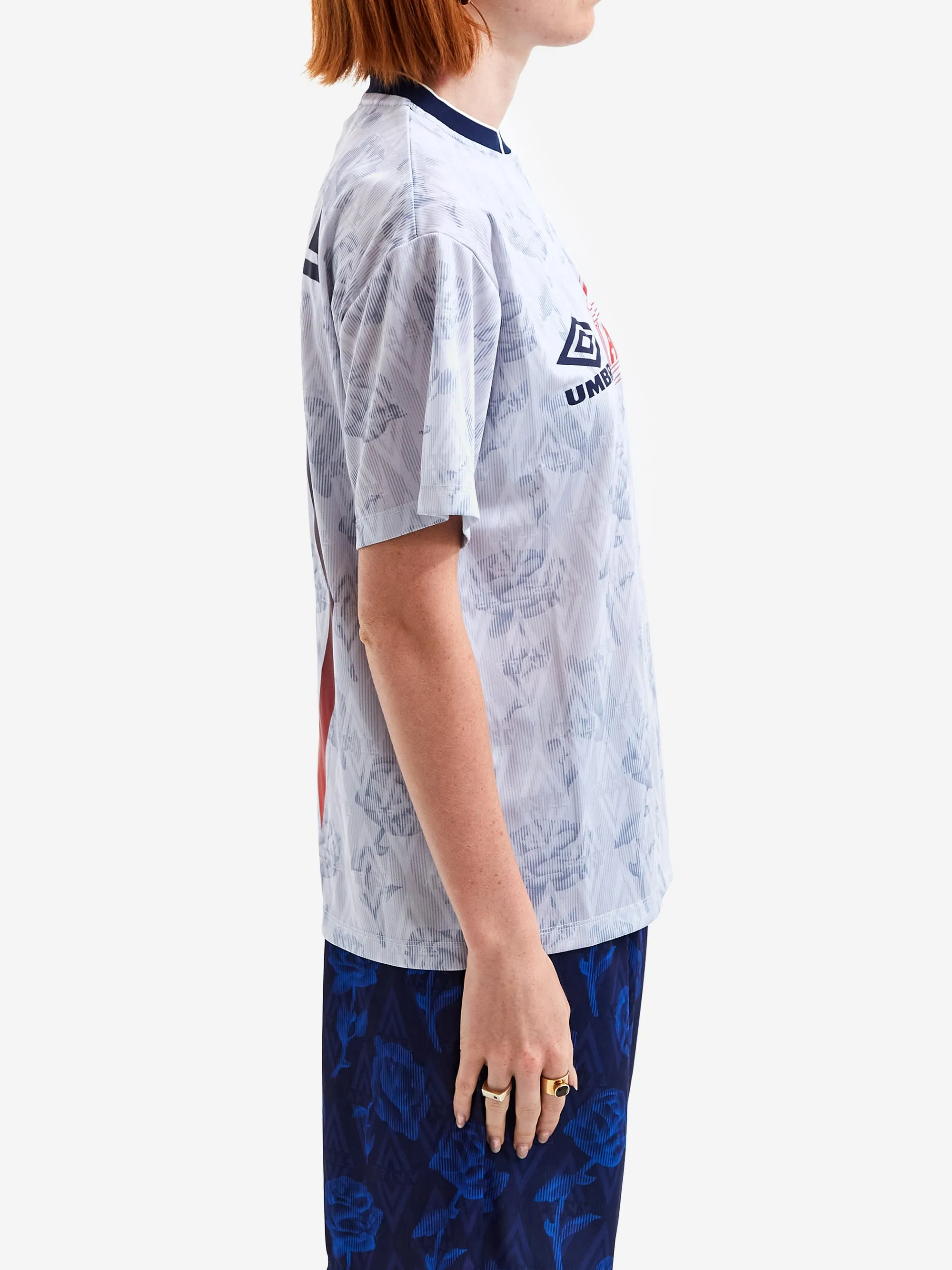 Aries x Umbro White Roses SS Football Jersey W - White