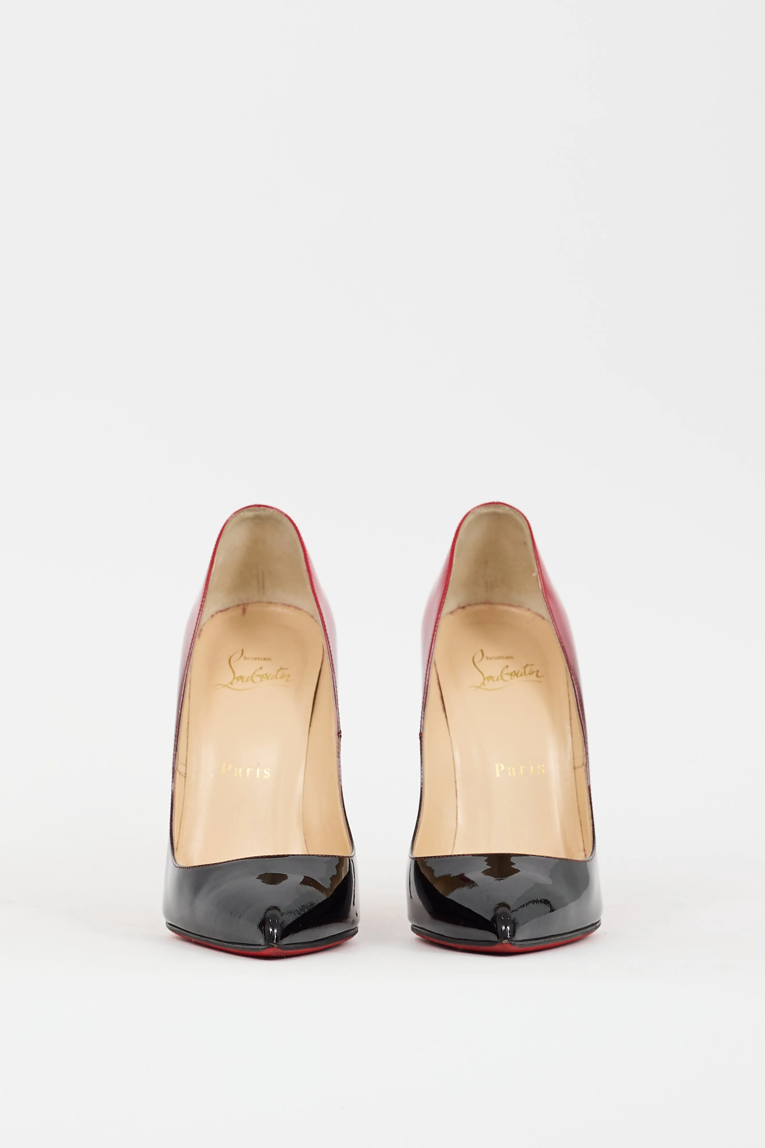 Black & Red Patent Leather Gradient So Kate Heel