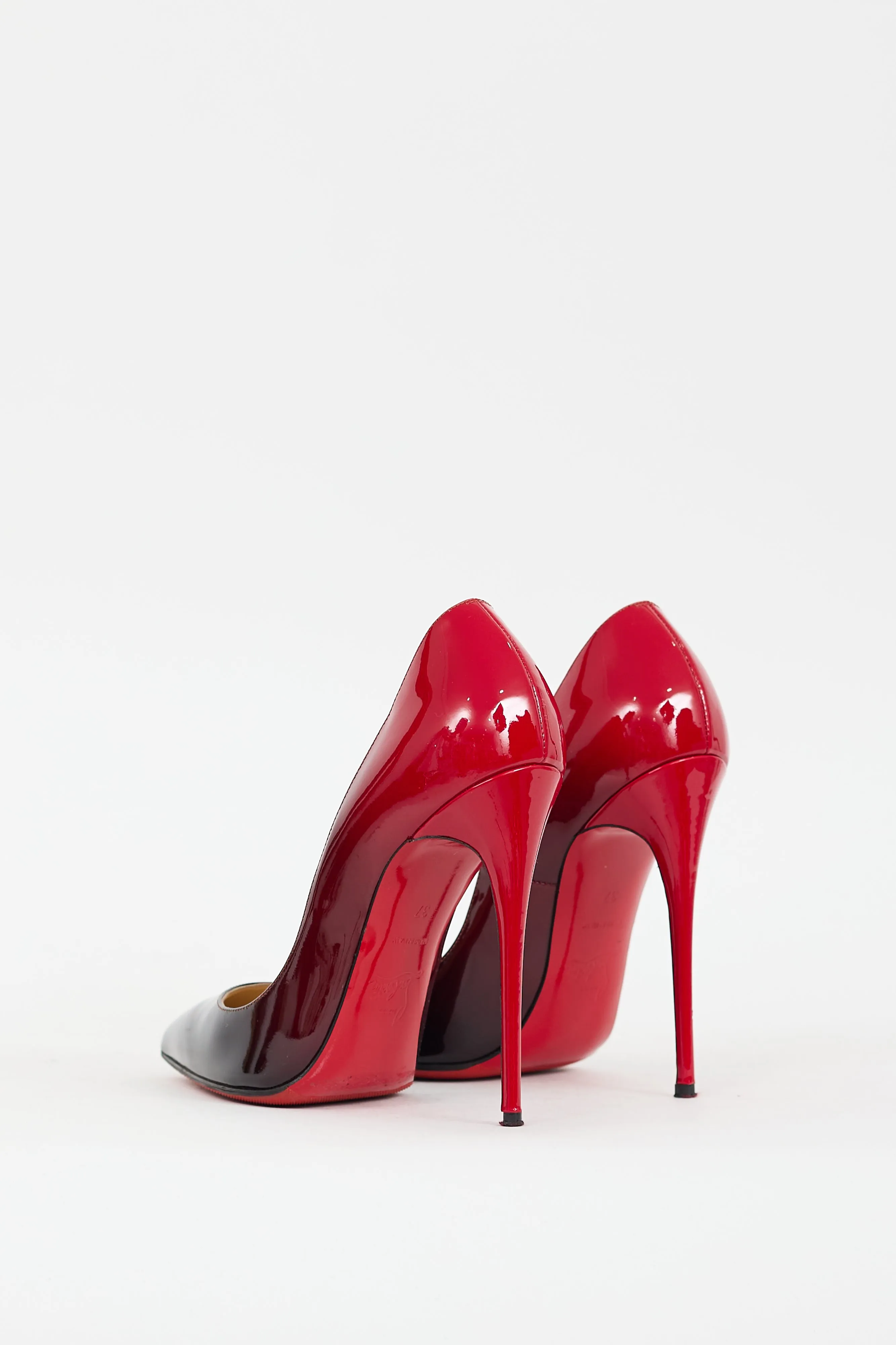 Black & Red Patent Leather Gradient So Kate Heel