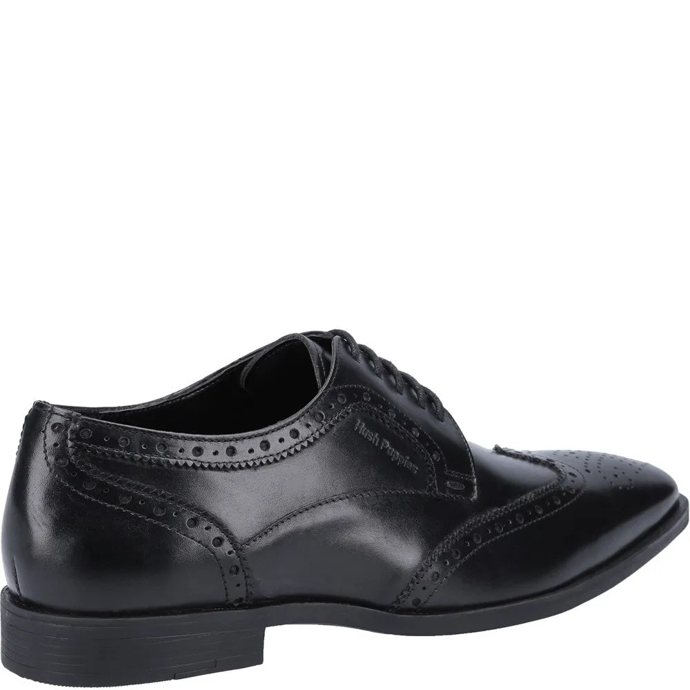 Black Elliot Brogue Shoes