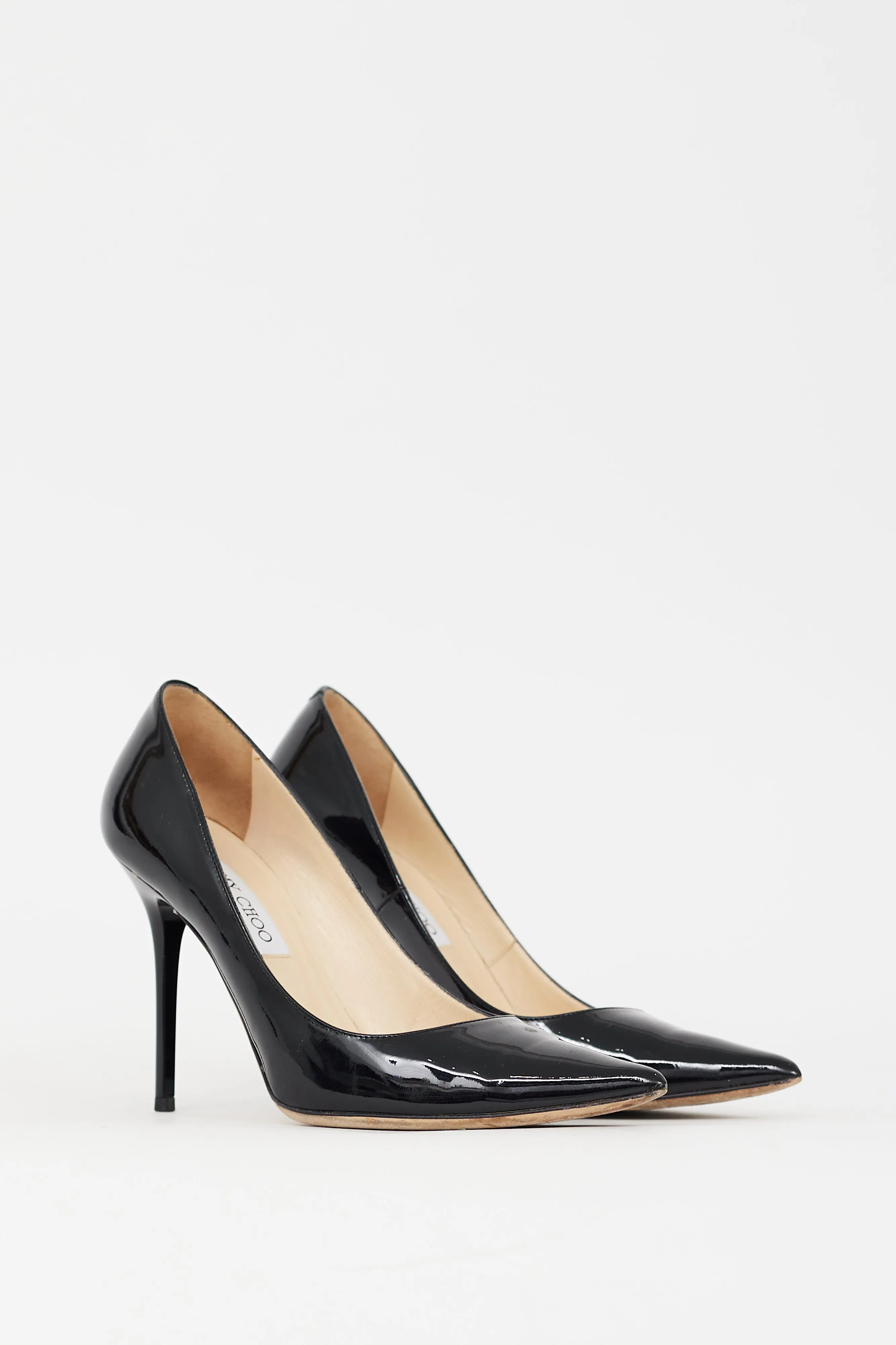 Black Patent Leather Romy 100 Pump