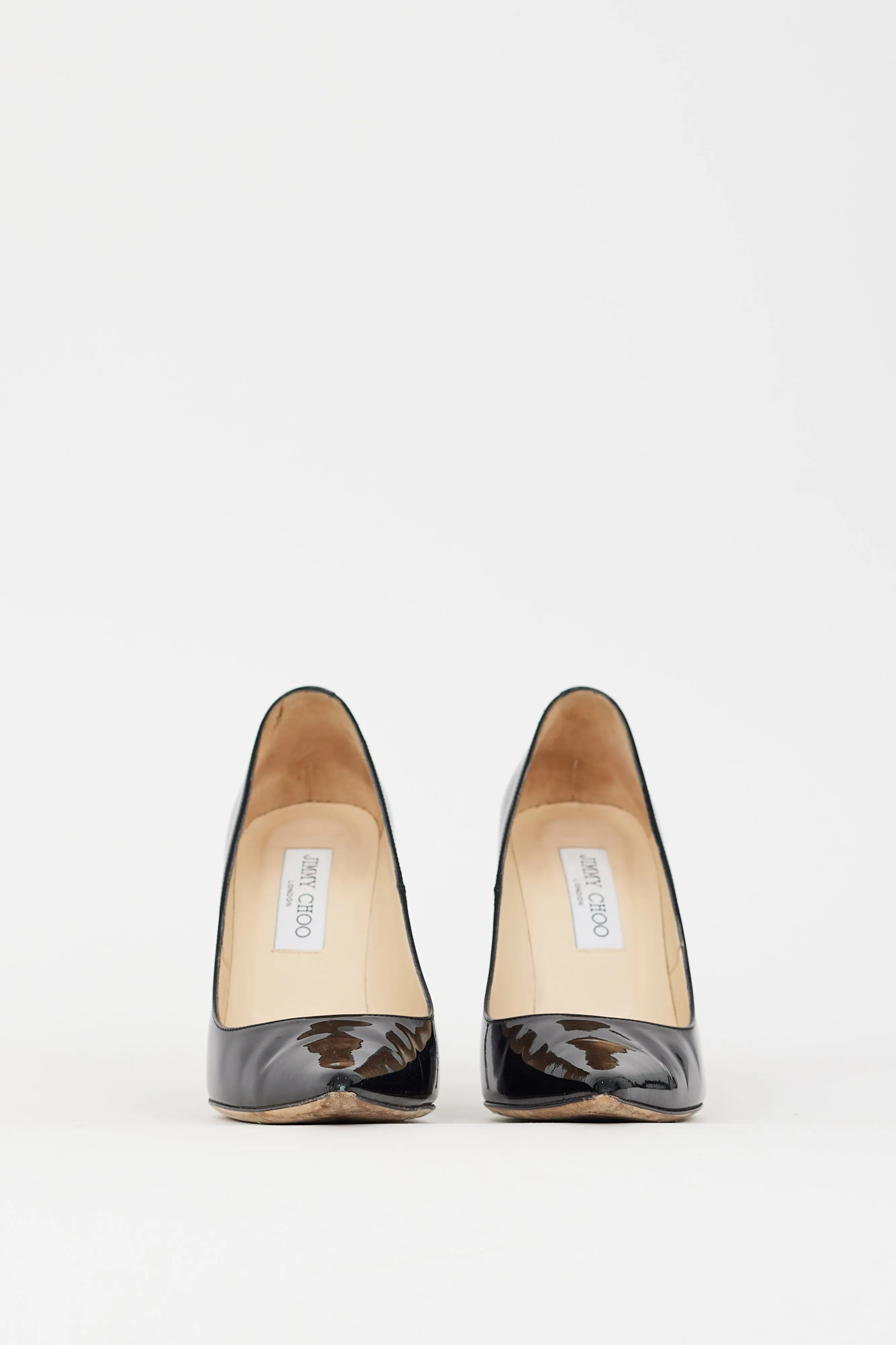 Black Patent Leather Romy 100 Pump