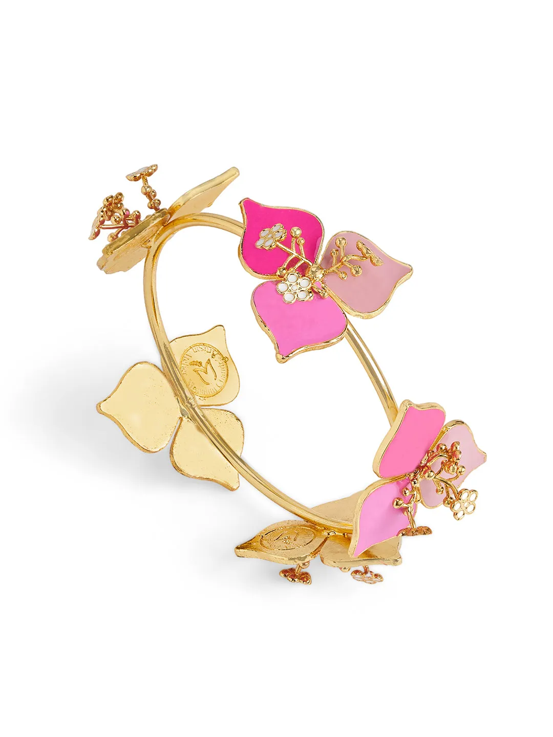 Blush & Peone Pink Bougainvillea Bangles