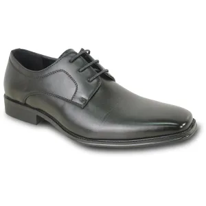 BRAVO Men Dress Shoe MILANO-8 Oxford Shoe Black