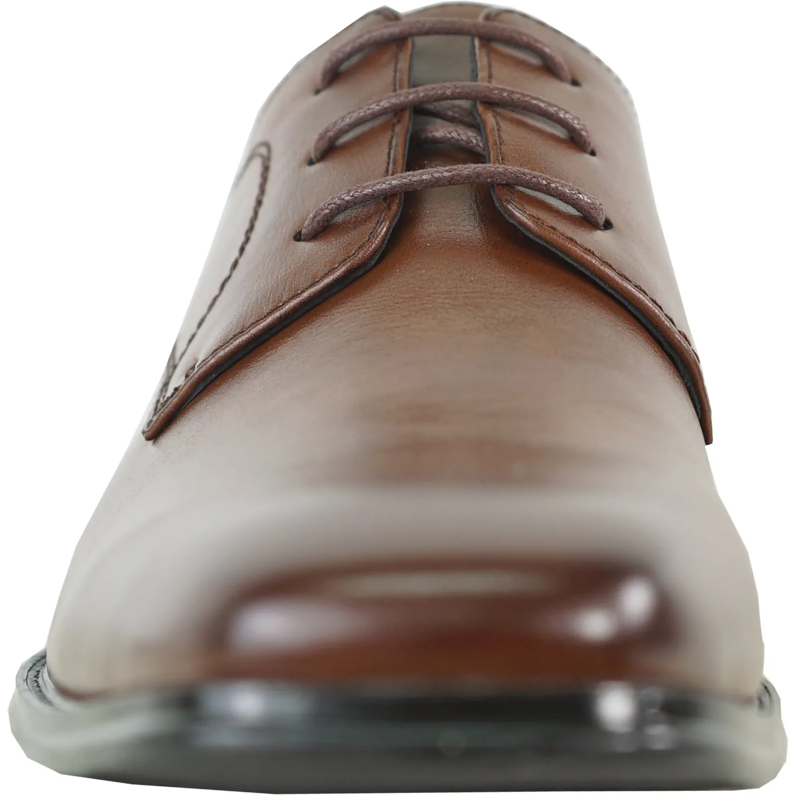 BRAVO Men Dress Shoe MILANO-8 Oxford Shoe Brown