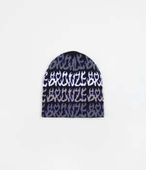 Bronze 56K Flame Beanie - Black / Blue