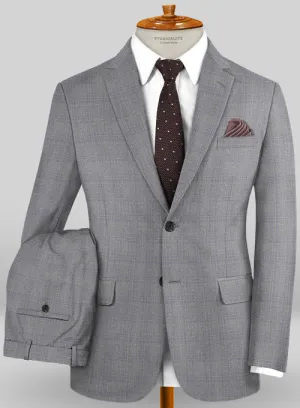 Caccioppoli Sun Dream Cecini Gray Wool Silk Suit