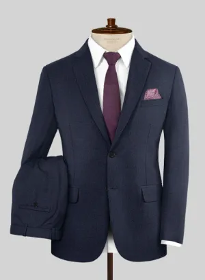 Caccioppoli Sun Dream Steel Blue Wool Silk Suit