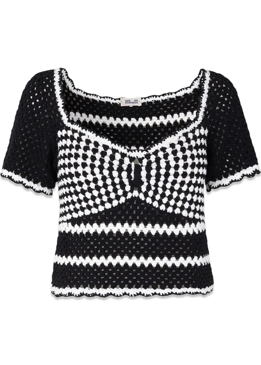 CAMILA - Black Creme Crochet