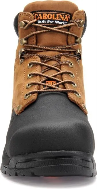 'Carolina' Men's 6" Bruno Internal Metguard Comp Toe - Tan / Black