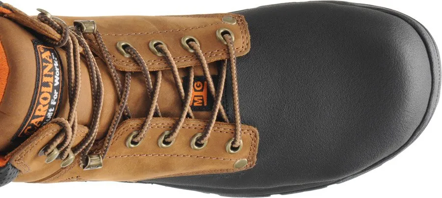 'Carolina' Men's 6" Bruno Internal Metguard Comp Toe - Tan / Black