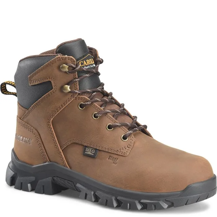 'Carolina' Men's 6" Gruntz Int. MetGuard EH Steel Toe - Dark Brown