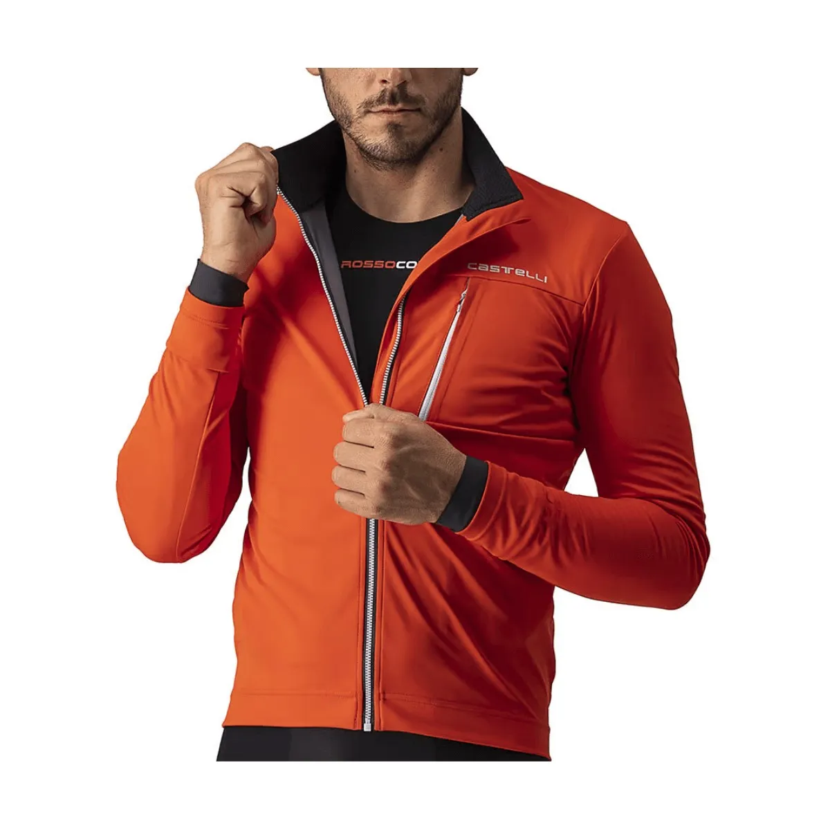 Castelli Go Jacket Red