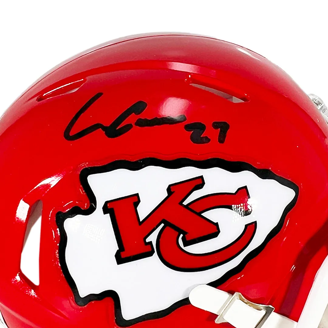 Chamarri Conner Signed Kansas City Chiefs Speed Mini Football Helmet (Beckett)