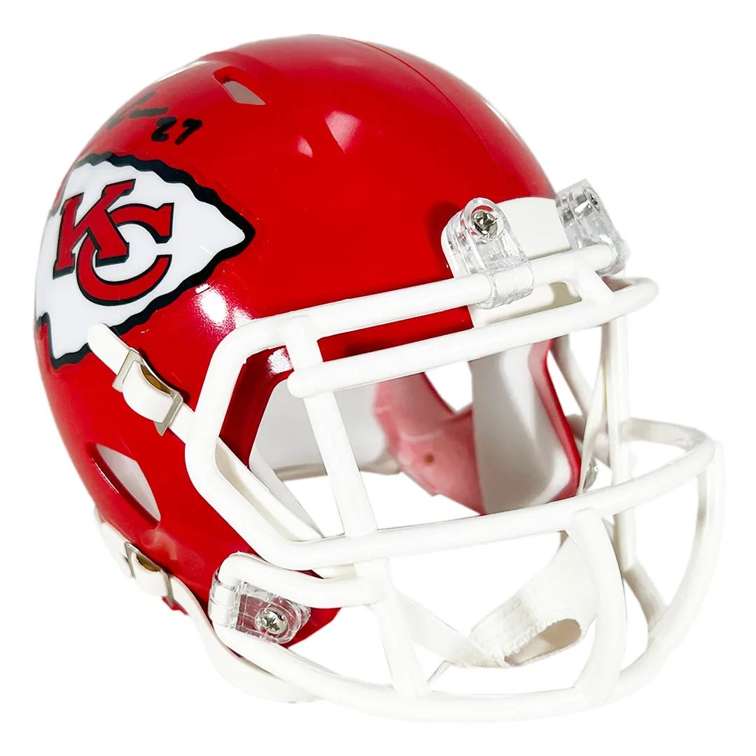 Chamarri Conner Signed Kansas City Chiefs Speed Mini Football Helmet (Beckett)