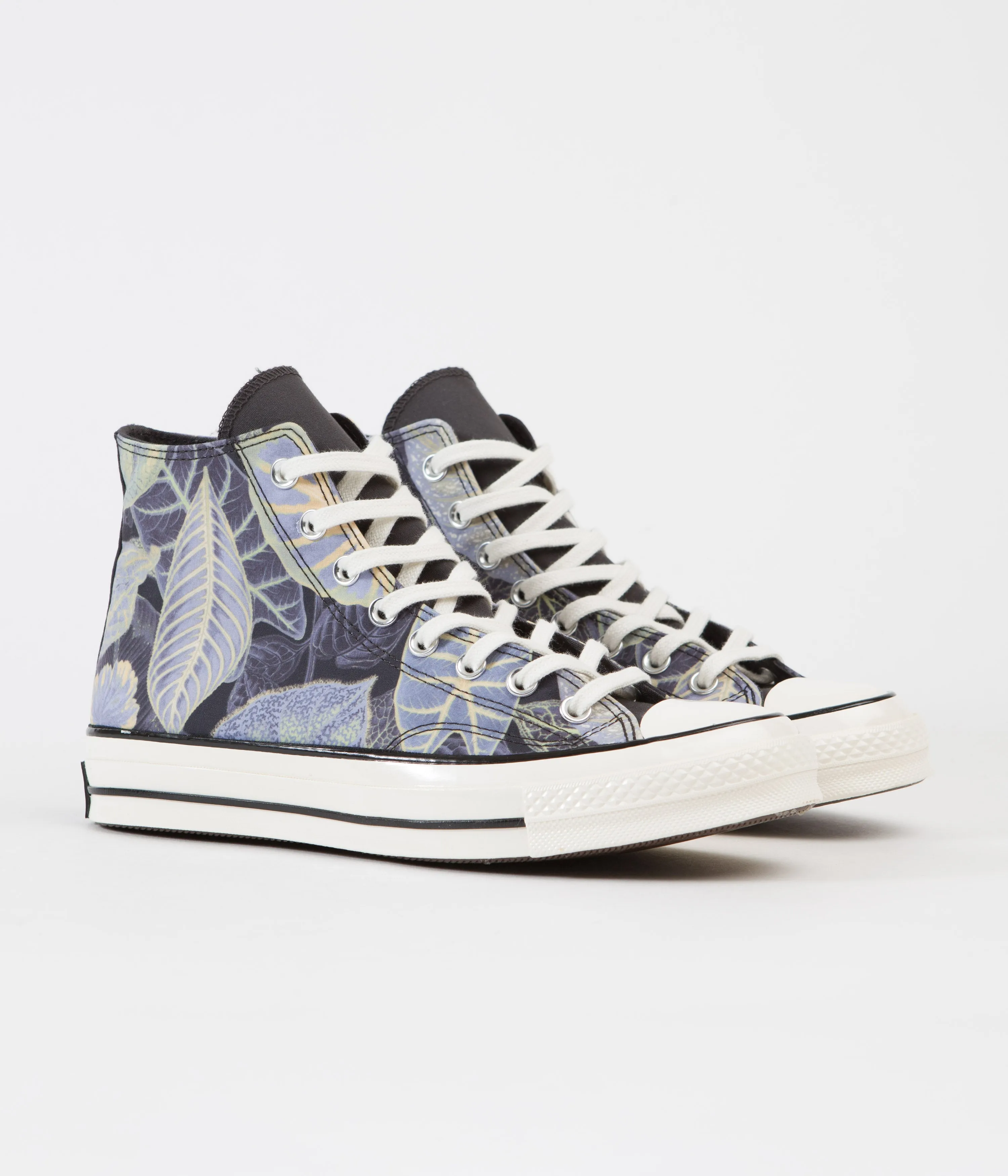 Converse CTAS 70's Hi Tropical Leaf Print Shoes - Storm Wind / Egret / Black