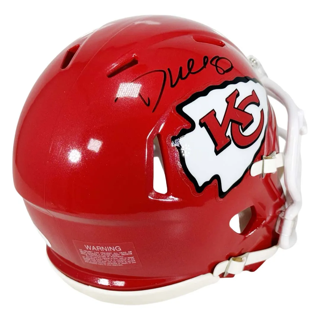 Dante Hall Signed Kansas City Chiefs Speed Mini Football Helmet (JSA)