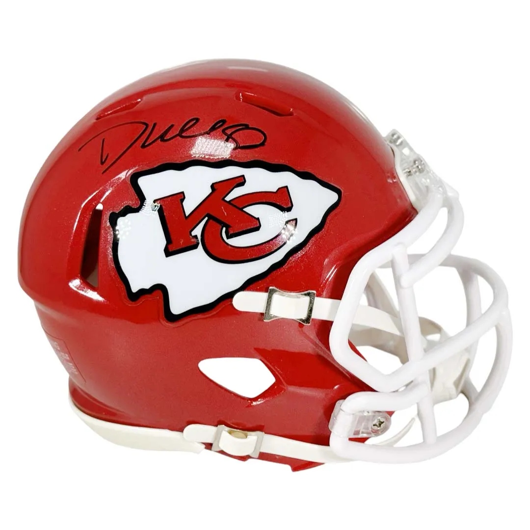 Dante Hall Signed Kansas City Chiefs Speed Mini Football Helmet (JSA)