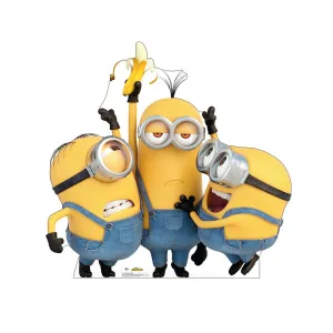 Despicable Me 4: The Minions Stuart, Kevin & Bob Standee