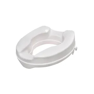 Drive Medical 12062 Raised Toilet Seat with Lock, Standard Seat, 2"