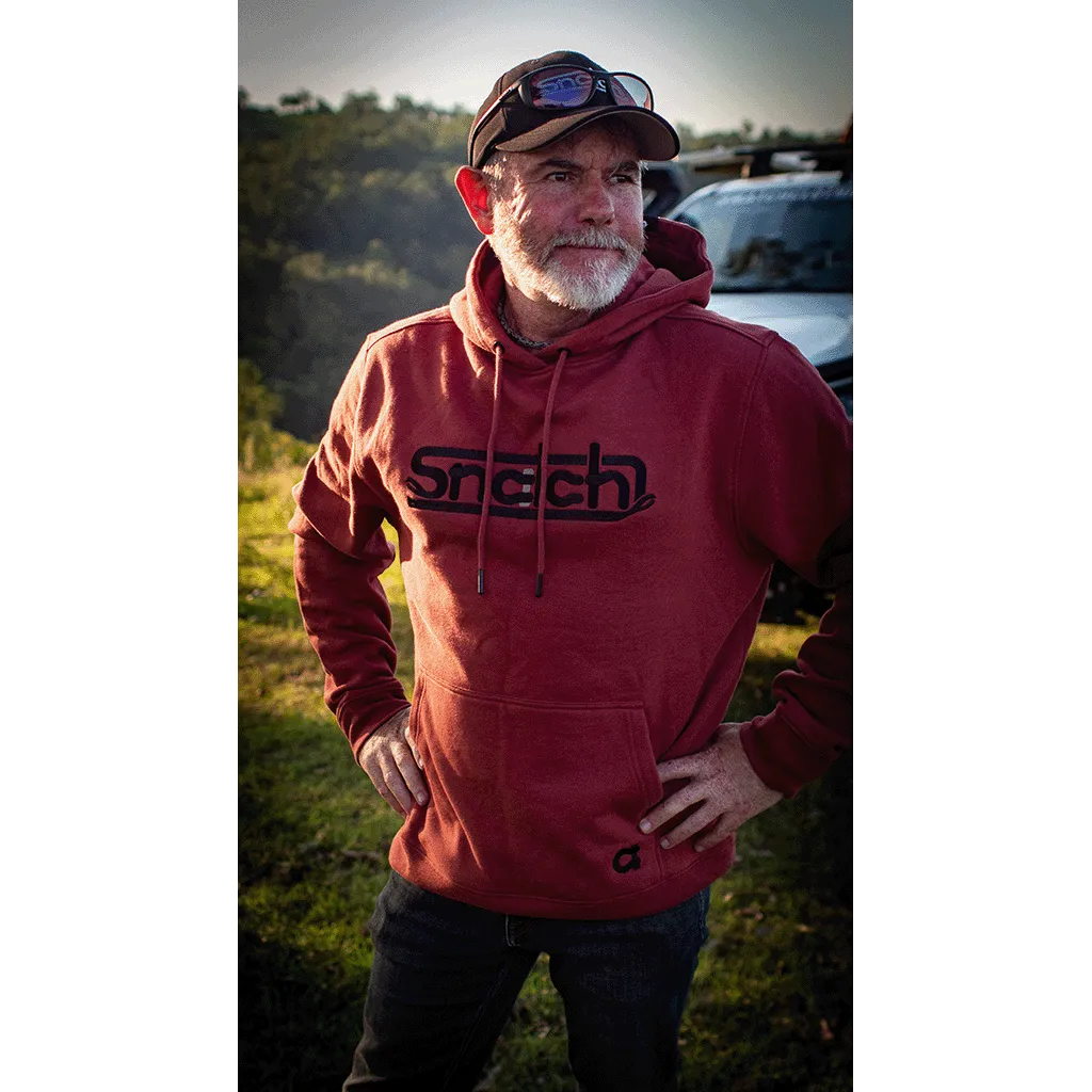 Embroidered Snatch Hoodie Red Dirt