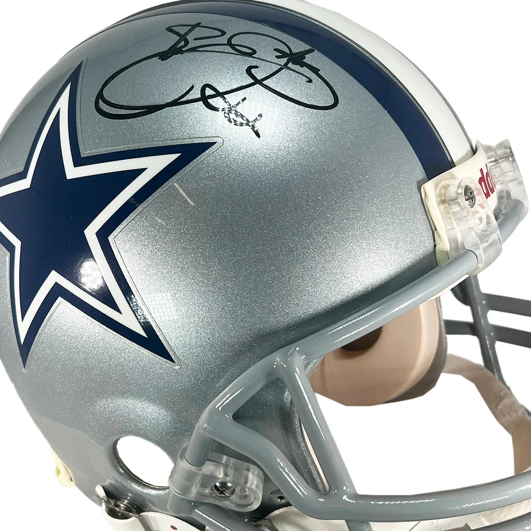 Emmitt Smith Signed Dallas Cowboys Full-Size Replica Football Helmet (JSA)