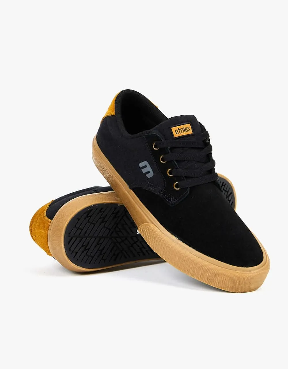 Etnies x Michelin Singleton Vulc XLT Skate Shoes - Black/Gum