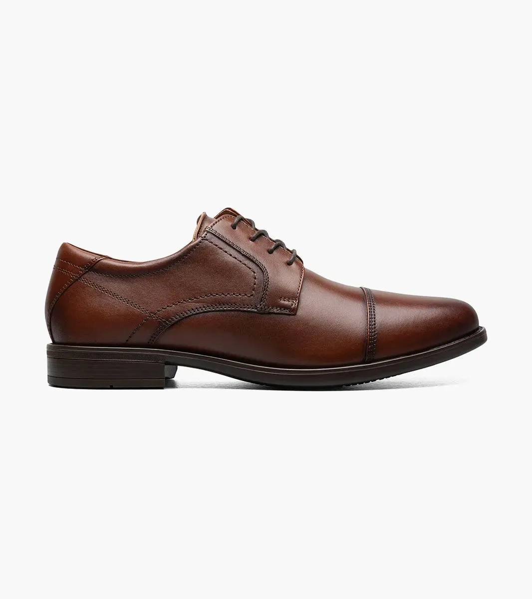 Florsheim Midtown Cap Toe Oxford - Cognac