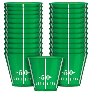 Football Field Plastic Cups 9oz | 24ct